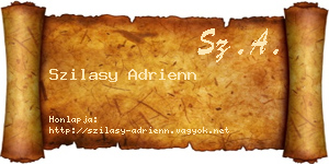 Szilasy Adrienn névjegykártya